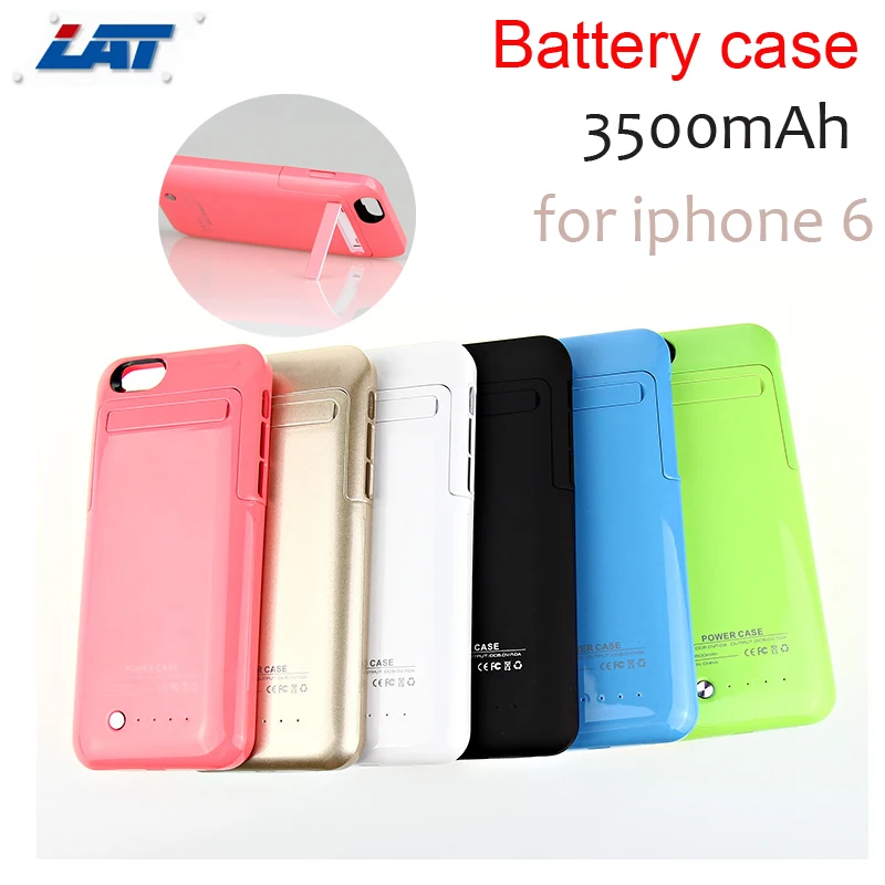 3500mAh Rechargeable External Backup Battery Case for iPhone 6 6s Mobile Phone Charging Case for iPhone