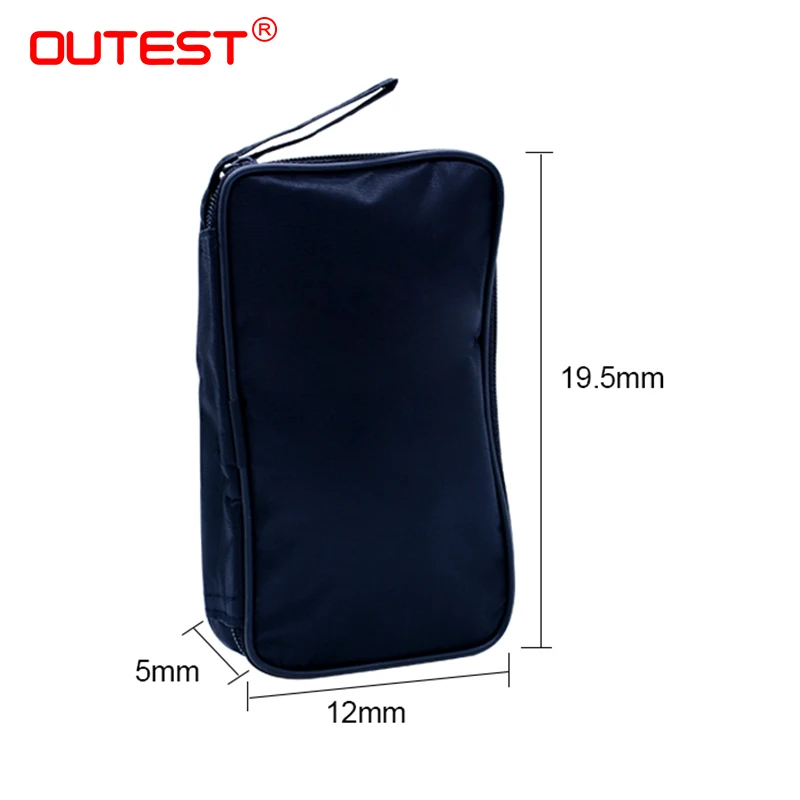 

OUTEST tool bag for digital multimeter toolkit black multi-purpose tool bag nylon pouch 19.5mm*12mm*5mm