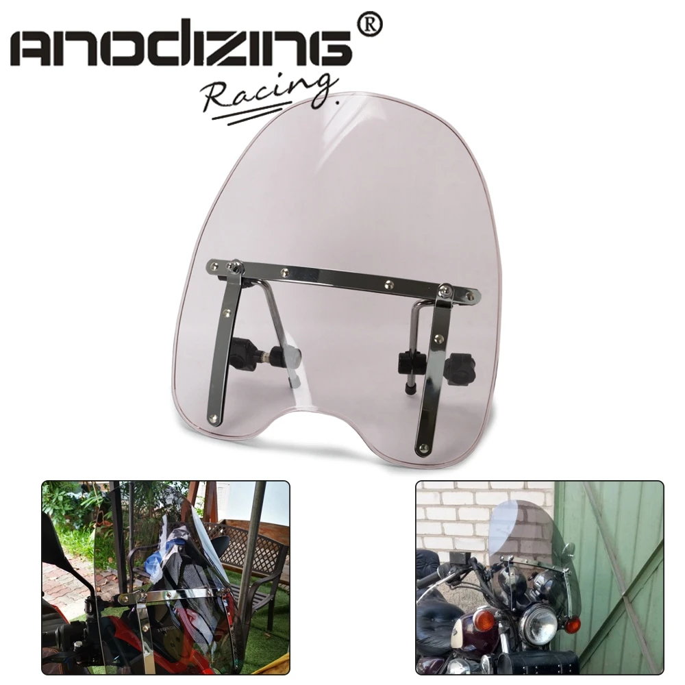 

motorcycle motorbike Windshield Windscreen For Harley Davidson Sportster Dyna Glide Softail XL 883 1200