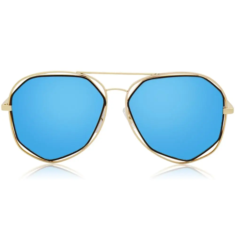 SOJOS маленькие квадратные поляризованные солнцезащитные очки для мужчин и женщин, многоугольные зеркальные линзы SJ1004