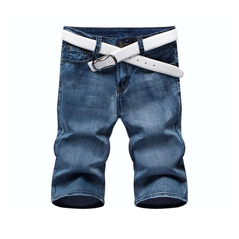 Plus Size Men's Denim Shorts Good Quality Short Jeans Men Cotton Solid