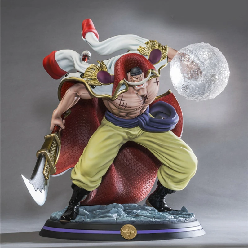 

Anime ONE PIECE GK White Beard Edward Newgate Statue Recast Battle Ver 32cm PVC Model Action Figure Toys