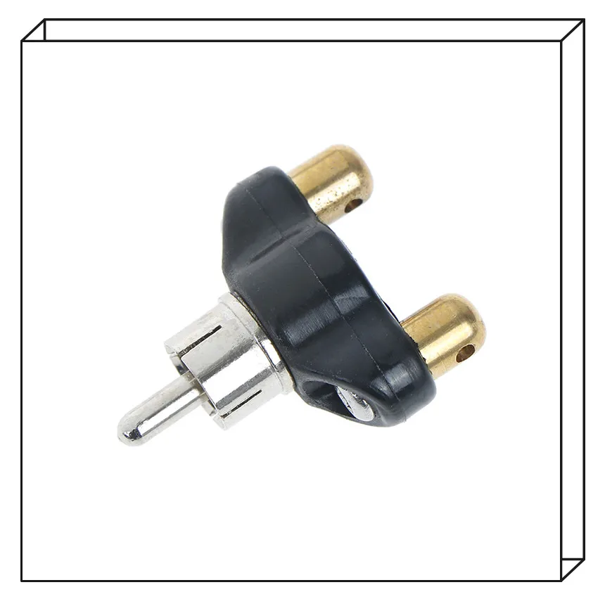

1pc Professional RCA Tattoo Clip Cord Alloy Conversion Head For Tattoo Gun Supplies Tattoo Machine Power Accessories