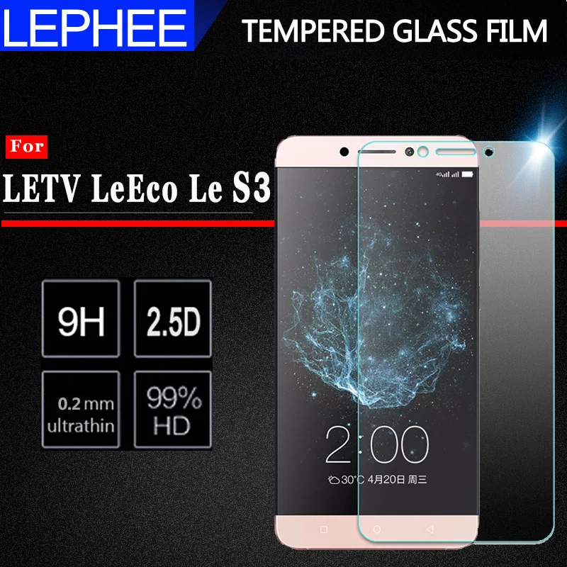 

For Letv Leeco Le S3 X626 Tempered Glass Screen Protector For LeEco Le S3 X622 Le 2 X527 Pro Glass Film Le2 Pro X620 X526 X20 9H