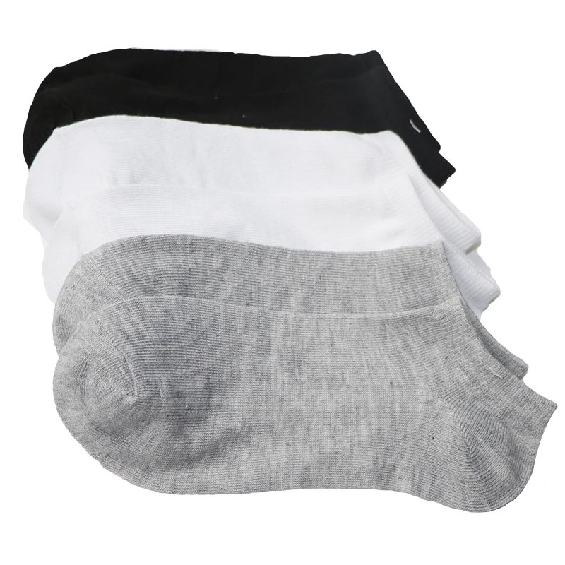 3/4/5/6 пар/партия, Для женщин носки короткие женские Чулочно-носочные укороченные носки для пары унисекс черный, белый, Серый Носки, Calcetines Meias