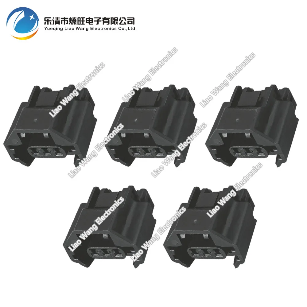 

5 Sets 3 Pin Oxygen Sensor Connector Waterproof Plastic Connector With Terminal Plug DJ70319Z-1.2-21 3P