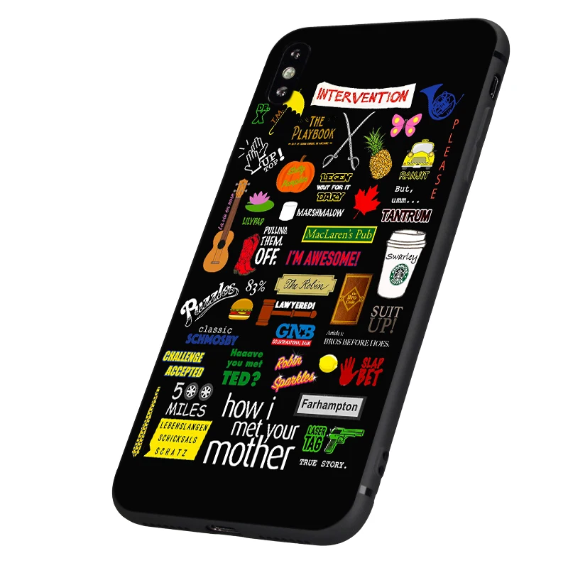Черный ТПУ чехол для iphone 5 5s se 6 6s 7 8 plus x 10 силиконовый XR XS 11 pro MAX Чехол Как я встретил