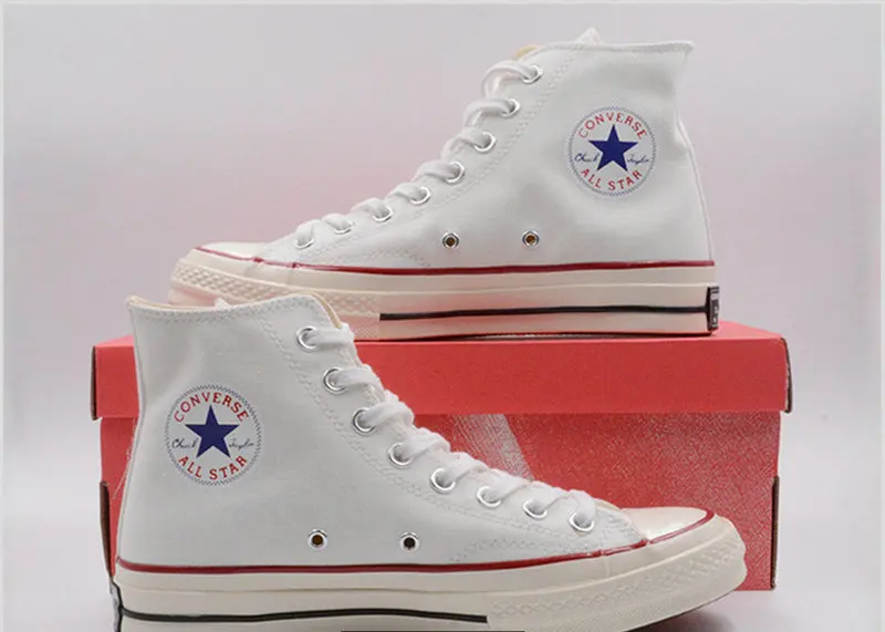 1970 s оригинальные Converse all star обувь весна и осень обувь для мужчин женщин унисекс кроссовки высокие классические обувь для скейтбординга