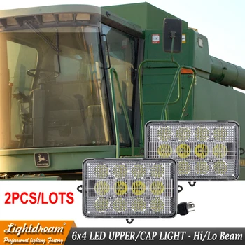 

For John Deere Harvesters AH159332 AH159333 AH170565 AH128327 AH128328 Tractor 60W led work lights with H4 Plug Headlights x2pcs