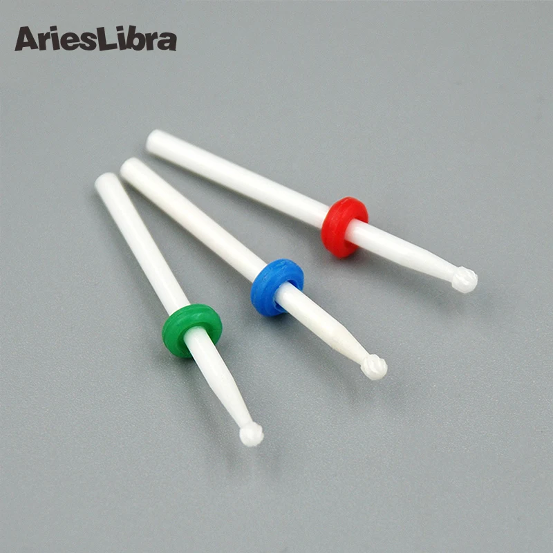

New Round Ceramic Nail Drill Bit Cuticle Clean Bit Cutter for Electric Nail Art Polish Tool Manicure Drill Accessory