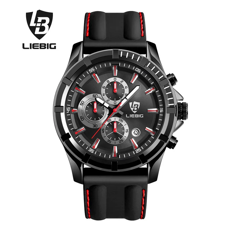 LIEBIG Men Sports Watch Waterproof Outdoor Wristwatch Military Watches Men s Calendar Quartz Fashion Relogio Masculino