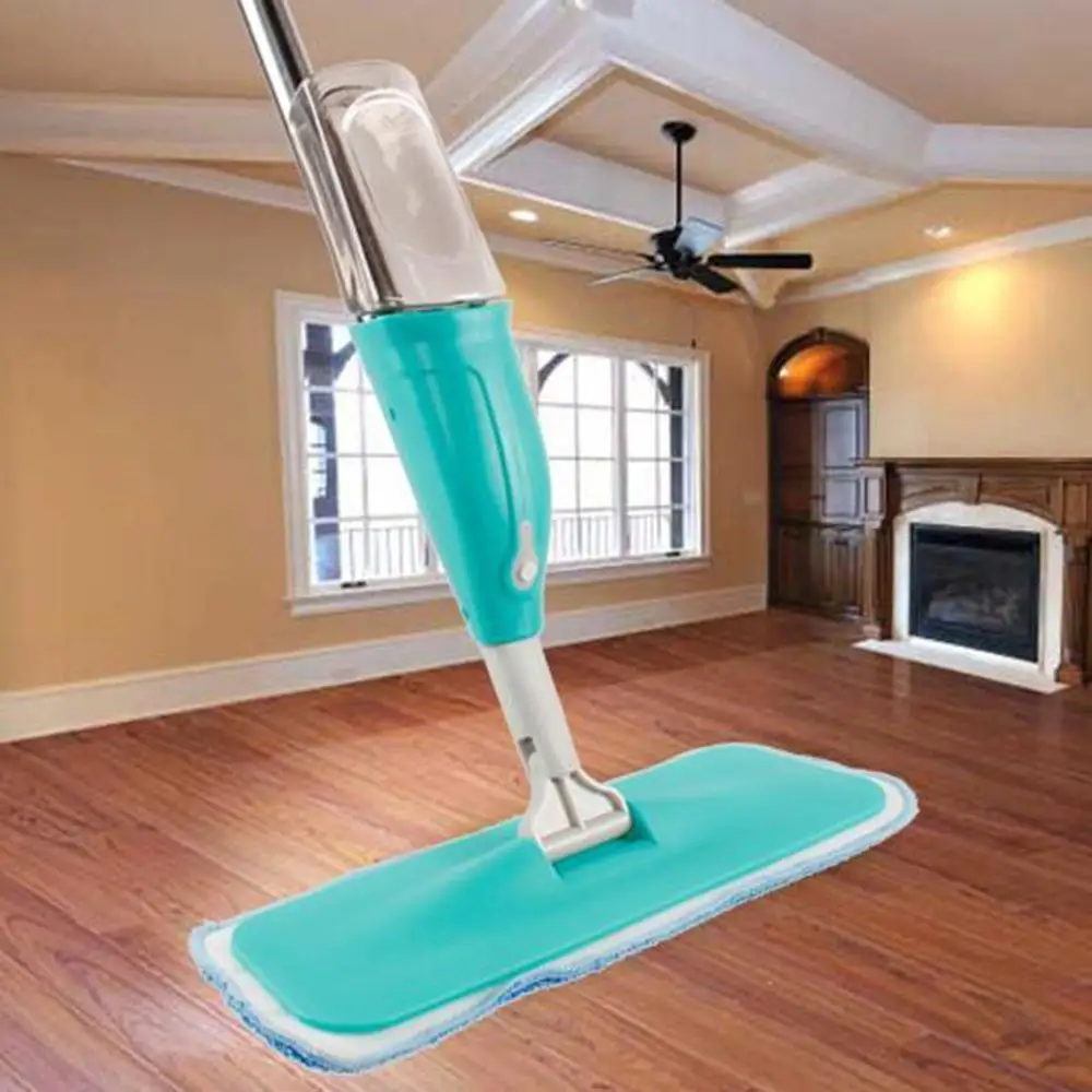 Kitchen Spray Mop Floor Mop All-fitting Mop Hand-free Flat Mop Tiled Wooden Floor Mop Portable Durable