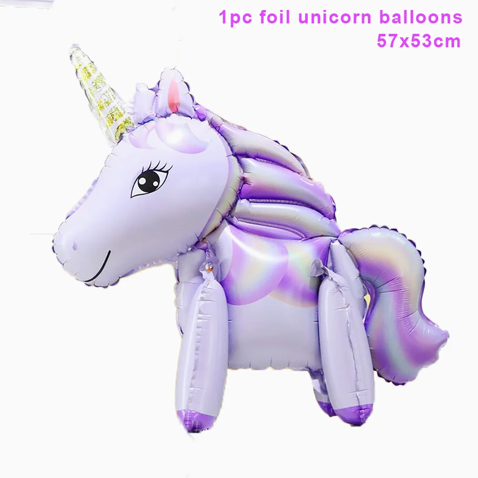 purple unicorn balloons