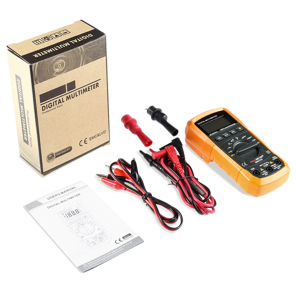 PEAKMETER Multimeter MS8233D PRO Digital Measuring Tool With Backlit