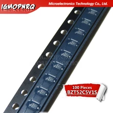 100 шт. зенеровский диод BZT52C5V1 BZT52C SOD-323/123 W8