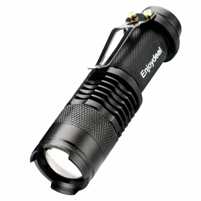 Tactical Adjustable Zoom LED Flashlight Torch Q5 2000 Lumens Mini