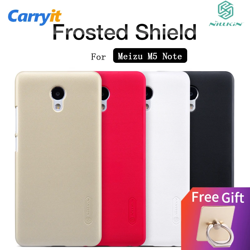 Для Meizu M5 note чехол 5.5 ''Nillkin Super Frosted Shield матовая задняя крышка с бесплатная