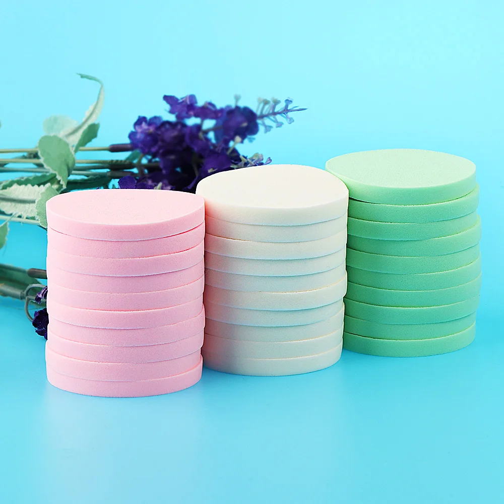 

20 Pcs/Set Sponge Cosmetic Puff Make Up Sponge Face Soft Women Lady Beauty Makeup Foundation Contour Facial Sponges Powder Puff
