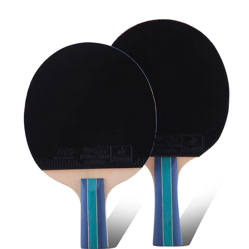 الأصلي الأسماك مزدوجة 2 نجوم 2A الجدول مضارب التنس مضرب الخفافيش الرياضية الخشب شفرة سريع هجوم حلقة ل الهواة ترفيه اللاعبين