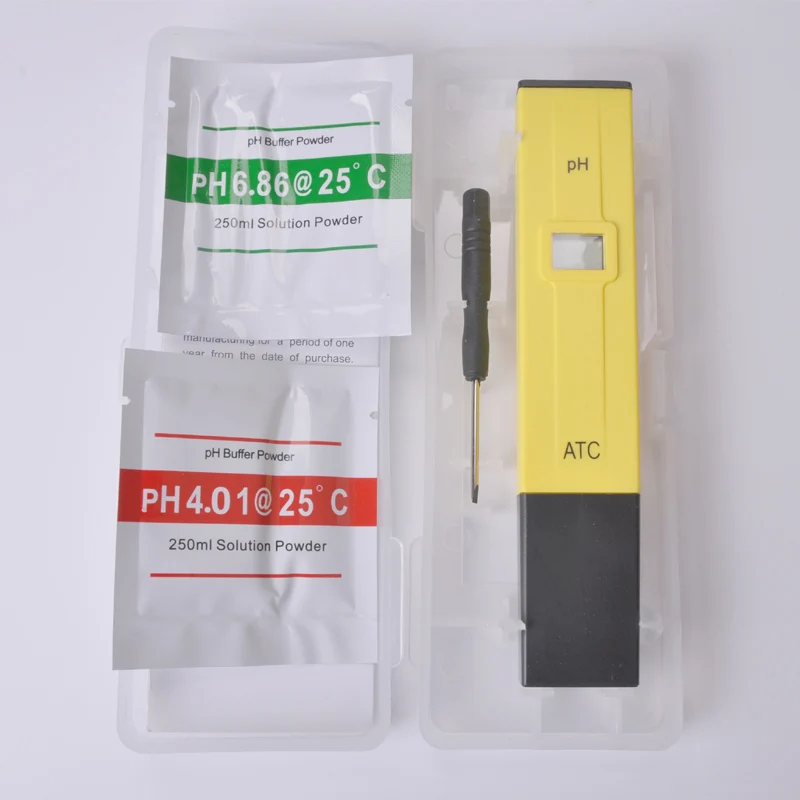 Free shipping, home electronic pH value test pen, 0.01 precision