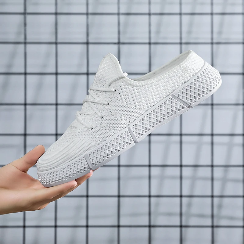 

Summer baotou half slippers without heel flying woven breathable shoes