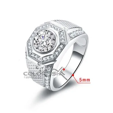 Men 925 sterling silver ring