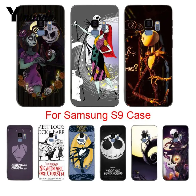 

Yinuoda Jack Skellington and Sally soft tpu Rubber Cell Phone Case For samsung galaxy s9 plus s7 edge s6 edge plus s5 s8 plus