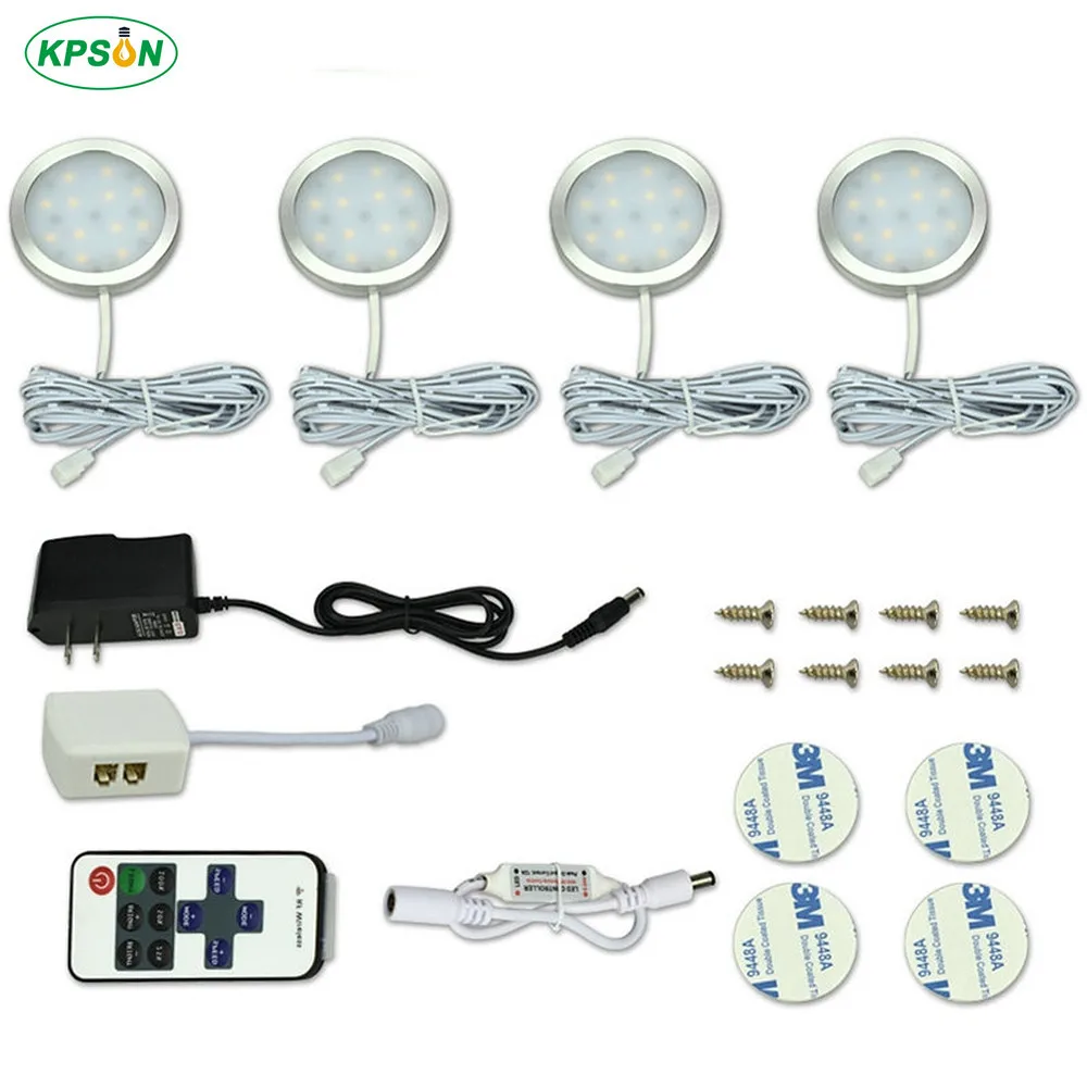 2.5W LED Cabinet Light Puck Light Showcase Lamp DC12V LED Kitchen Lighting Closet Cupboard Drawer Wardrobe Lights CE (8)