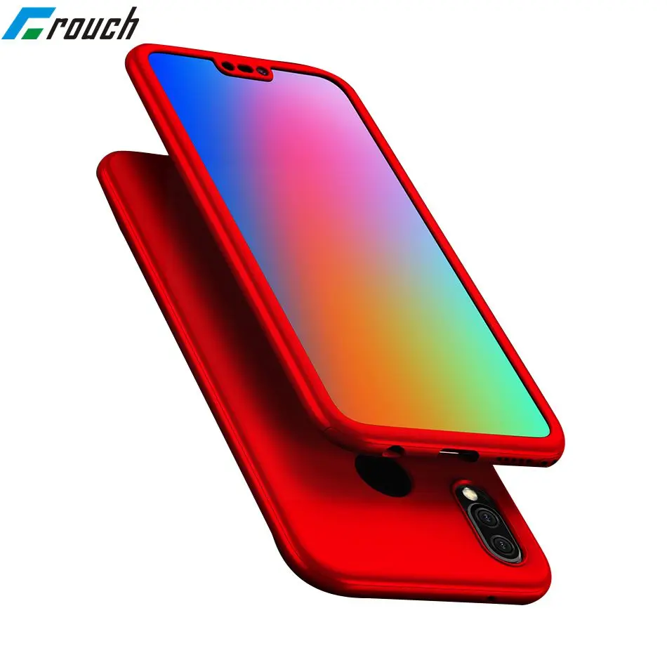 

Crouch 360 Full Cover Phone Case For Huawei P10 Lite P20 P20 lite Mate 9 9 Pro Hard PC Cover For Huawei Honor 9 Screen Protector