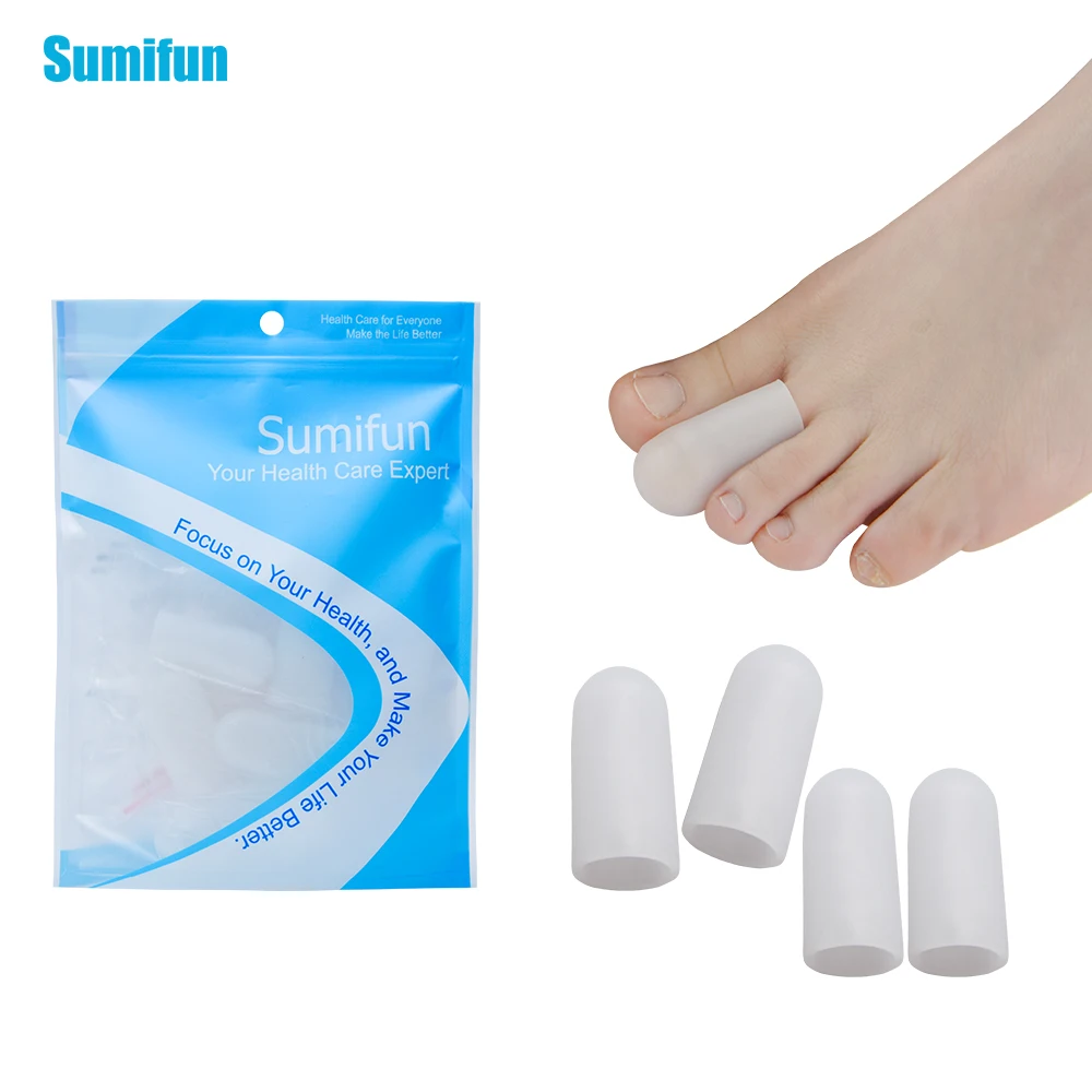 10Pcs Silicone Gel Toe Tube Foot Corns Remover Blisters Gel Bunion Toe