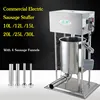 Eléctrico 10L embutidor de salchichas comercial Salami máquinas de llenado de acero inoxidable automática máquina de Churros españoles restaurantes ► Foto 1/6