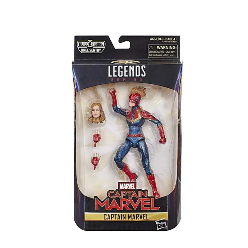 Marvel Legends 2019 Фильм Мстители Endgame легенды серии капитан Марвел ПВХ фигурка