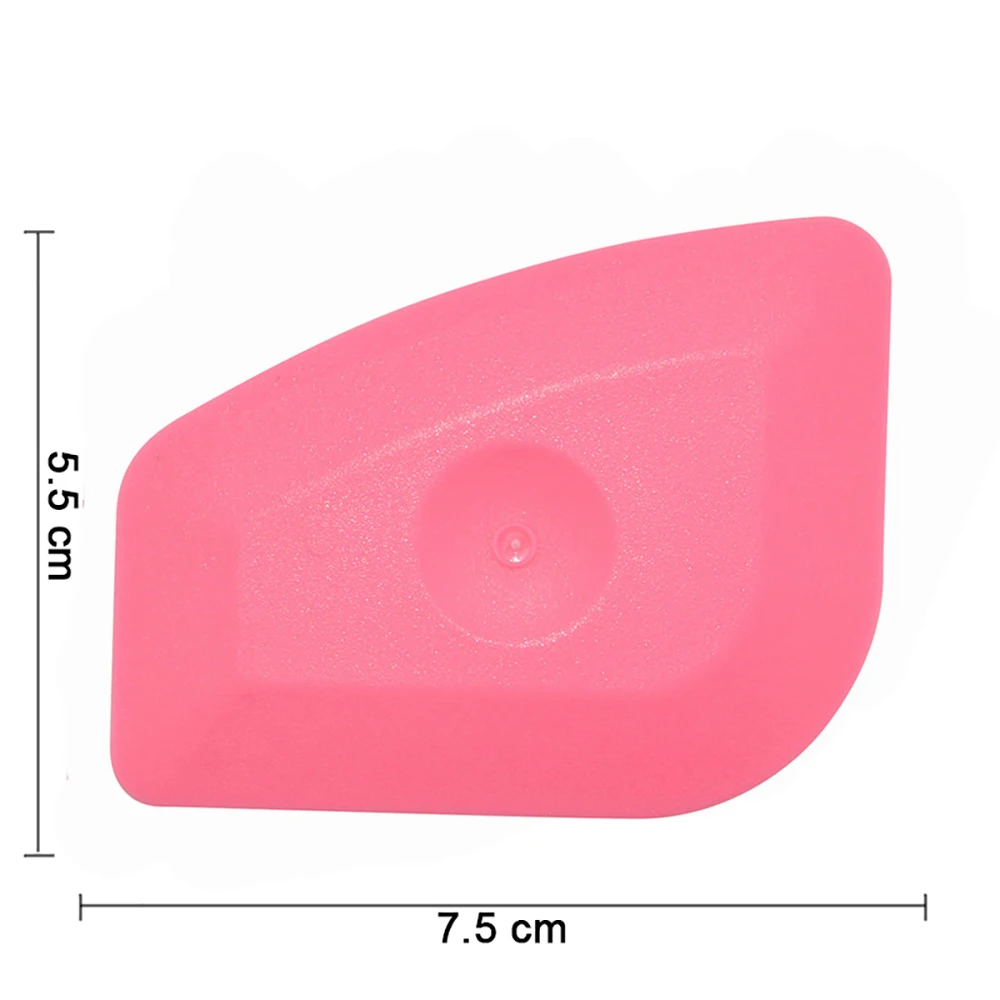 

EHDIS Window Tint Squeegee Carbon Fiber Foil Vinyl Film Car Wrapping Pink Plastic Scraper Auto Wrap Car Foil Film Cleaning Tools