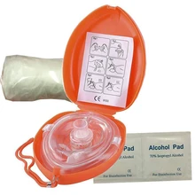 Медицинская CPR спасательная маска, взрослый/ребенок карманный resusitator, жесткий чехол с ремешком на запястье