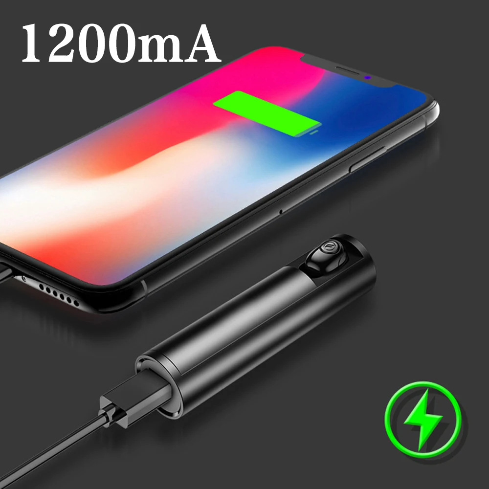 Мини Накладные наушники вкладыши беспроводная гарнитура снижение шума Bluetooth V4.2