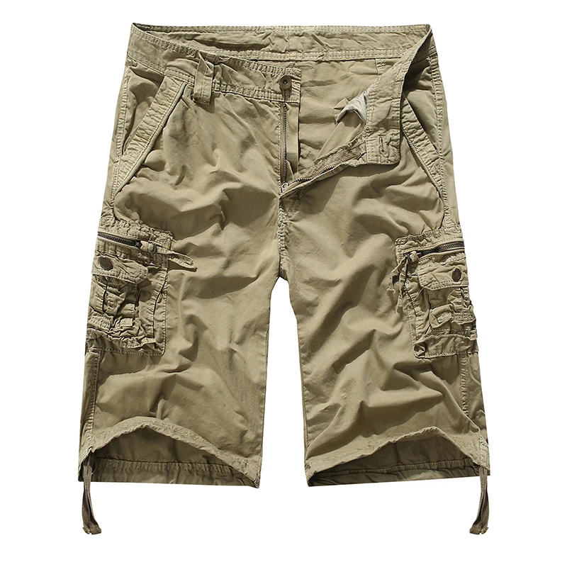 Фирменная Новинка для мужчин s Военная униформа брюки карго шорты для женщин армия камуфляж тактические Шорты хлопковые свободные работы