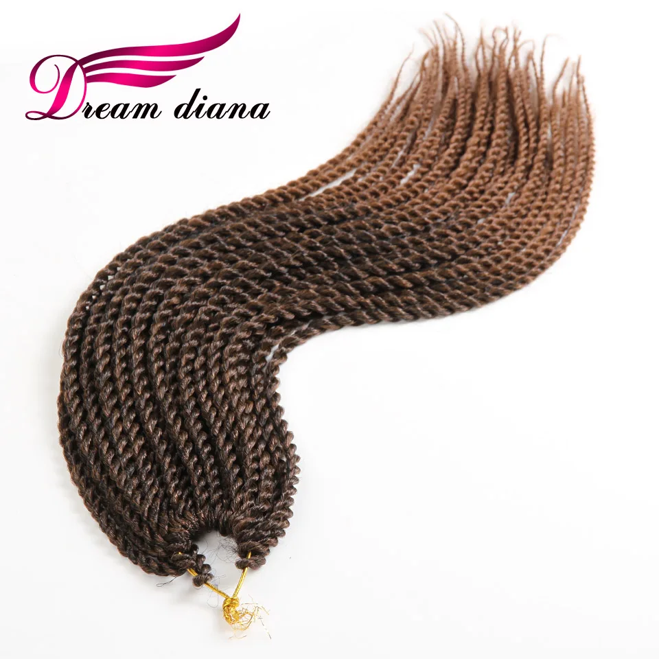 18 Inch Durban Twist Crochet Braids Crotchet Hair Extensions Two Toned