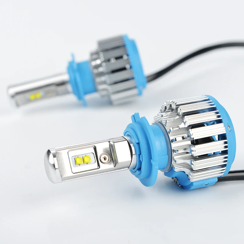 LDDCZENGHUITEC автомобиля HeadlightsH4 H7 H3 светодиодный H8/H11 HB3/9005 HB4/9006 H1 80 Вт 8000lm авто спереди