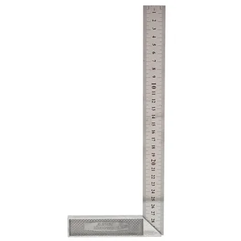 

KiCute 30cm/12" Mitre Squares Metal Steel Engineers Try Square Set Measurement Tool Right Angle 90 Degrees Ruler Angle Metric