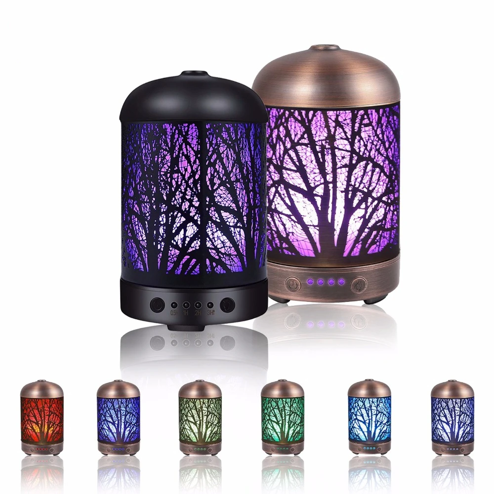 

Essential Oil Diffuser 100ML Aroma Diffuser Ultrasonic Aromatherapy Humidifier steam Cool Mist Maker for Home Office Bedroom Dec
