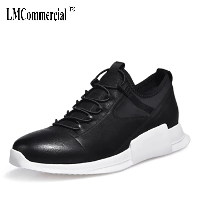 

spring and autumn summer leather men's Genuine shoes all-match cowhide casual shoes men lazy breathable sneaker fashion Leisure