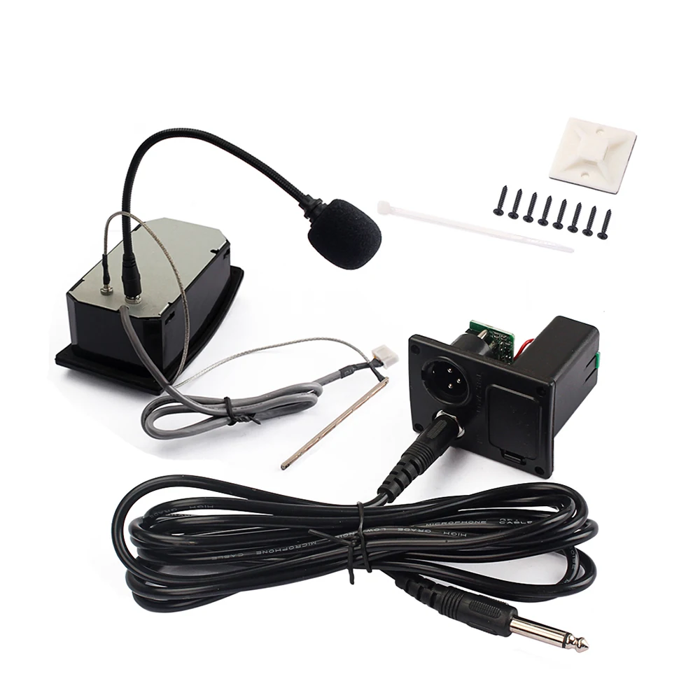 New Hot 4 Band EQ Equalizer Acoustic Guitar Preamp Piezo