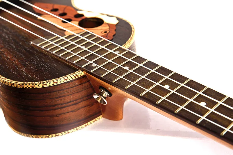 Концертный тенор Гавайская гитара 23 26 дюймов 4 струны ручной работы RoseWood Uke