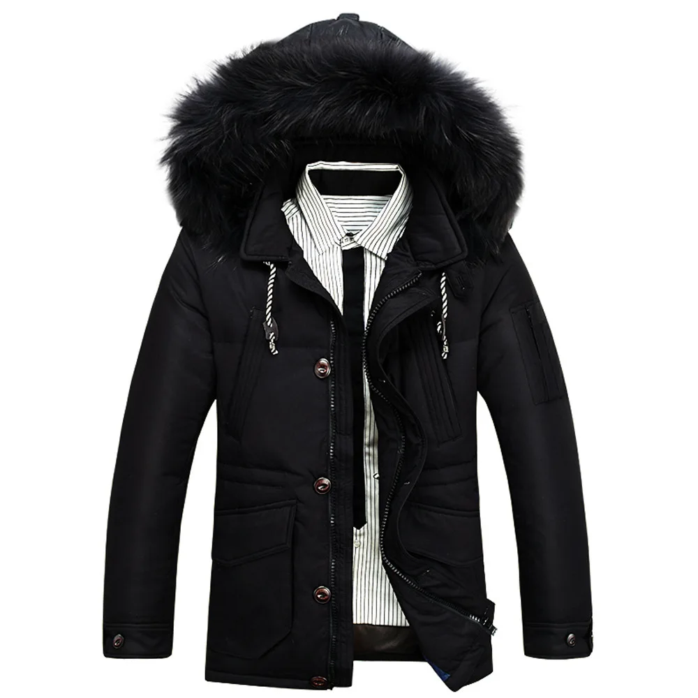 Sales fiery men winter white duck down coat cotton...