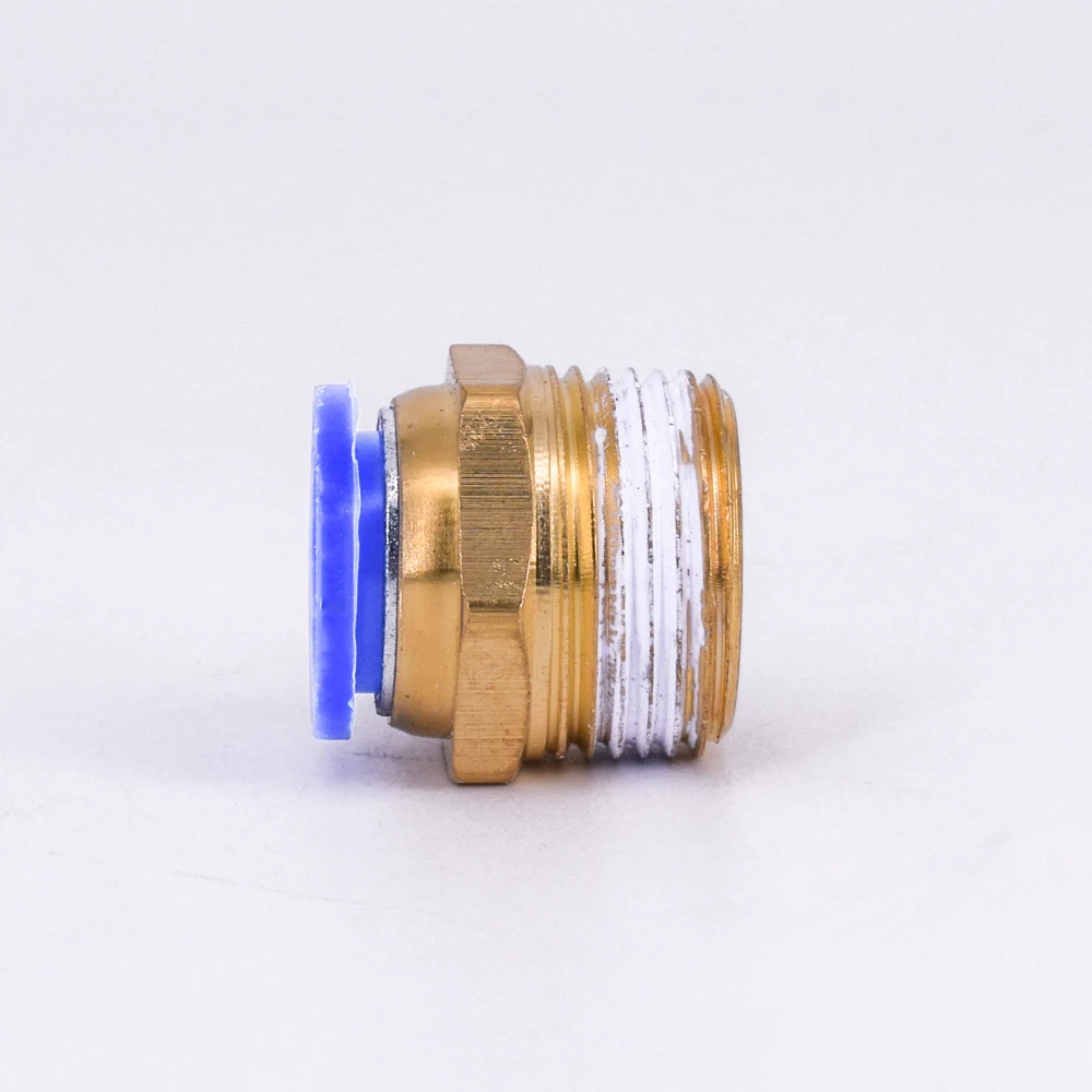 1/8 &quot1/4" 3/8 &quot1/2" 3/4 &quotBSP папа x подходящая трубка OD 4/6/8/10 мм латунный