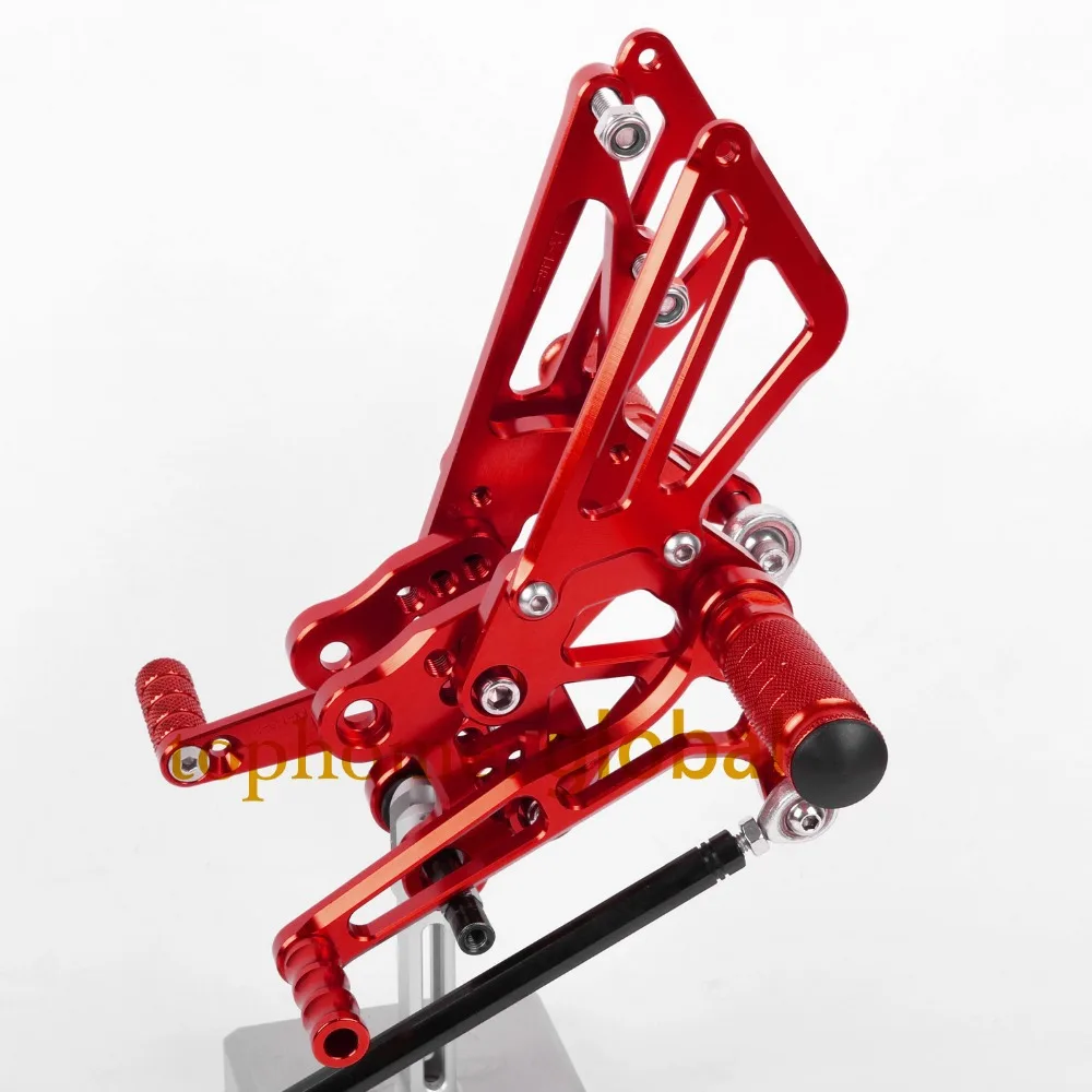 

Motorcycle Parts Red CNC Rearsets Foot Pegs Rear Set For KAWASAKI ZX14RZ/ZR1400 2006-2007 2008 2009 2010 2011 2012 2013