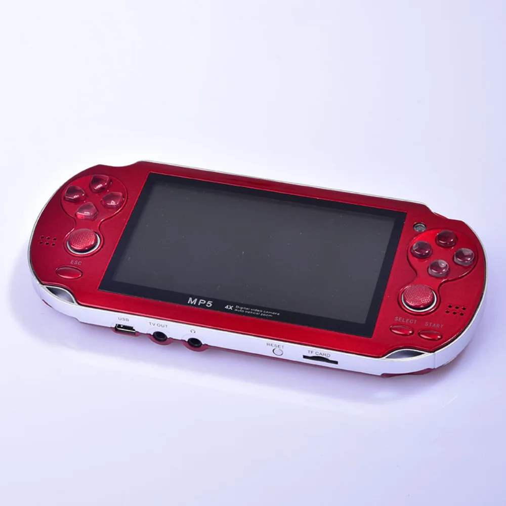 KaRue мини игровая консоль для Playstation psp игровая машина двойной джойстик 4,3 дюймов экран 8G память видео камера MP4