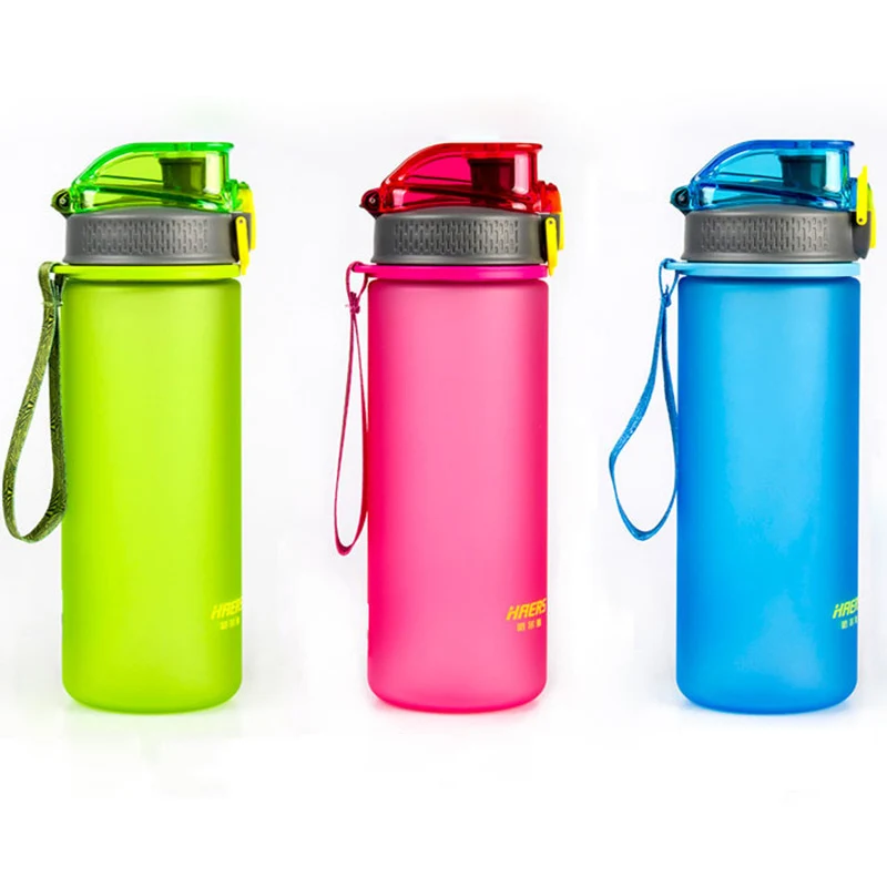 

600 ml 750 ml Camping Sports Water Bottle Large Capacity Lighweight Leakproof Water Bottle Portable Summer Climbing Bottle Cup