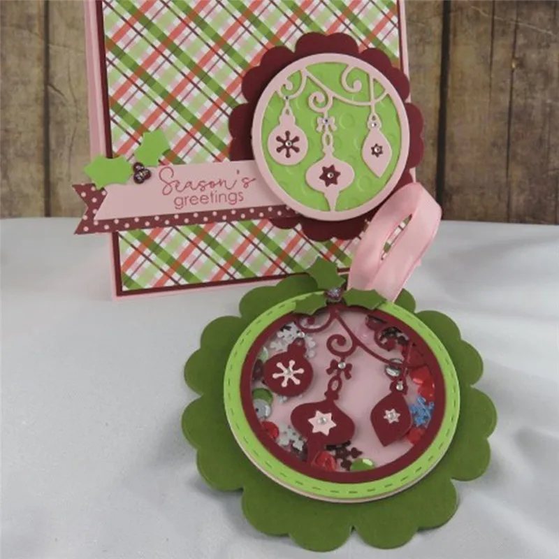 

GJCrafts 3 Pcs/lot Metal Cutting Dies Scrapbooking for Card Making DIY Embossing Cuts New Craft Birds Flowers Deer In A Circle