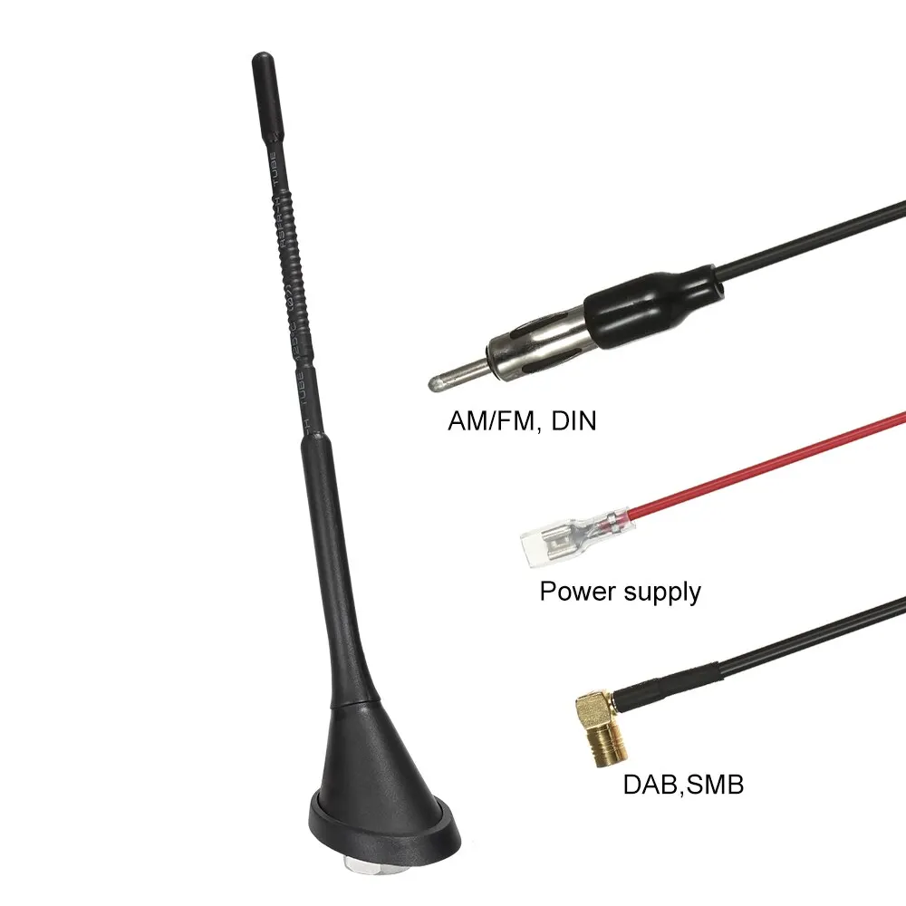 Car aerial antenna AM//FM bee sting roof mast S 23 cm 9/" for Peugeot 2008